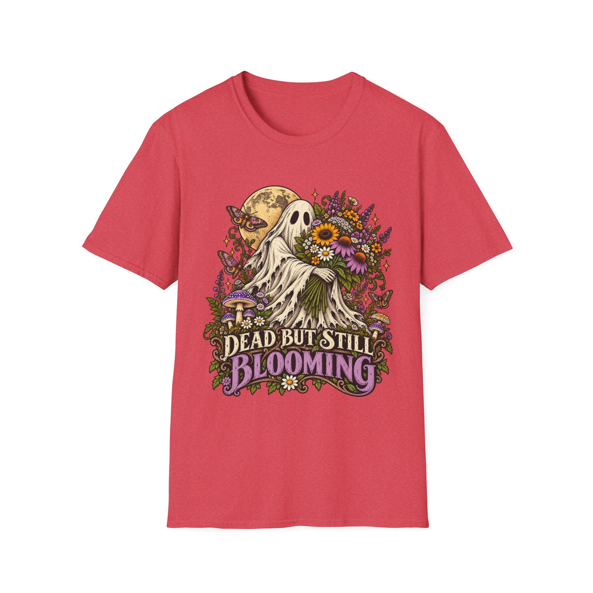 Dead but Still Blooming Floral Ghost T-Shirt