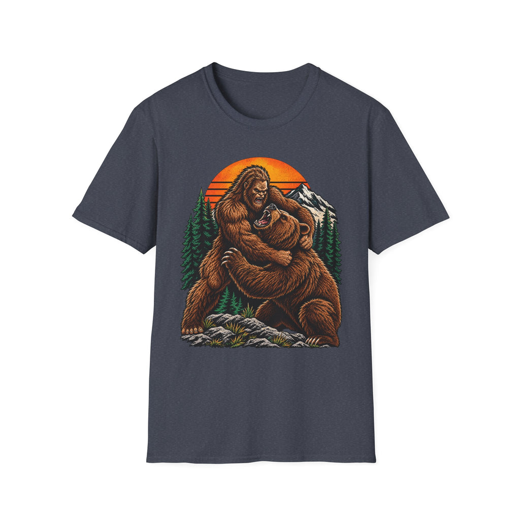 Bigfoot and Bear Forest T-Shirt