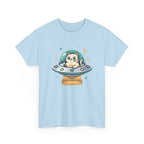 Whimsical Cute Cat UFO Tee