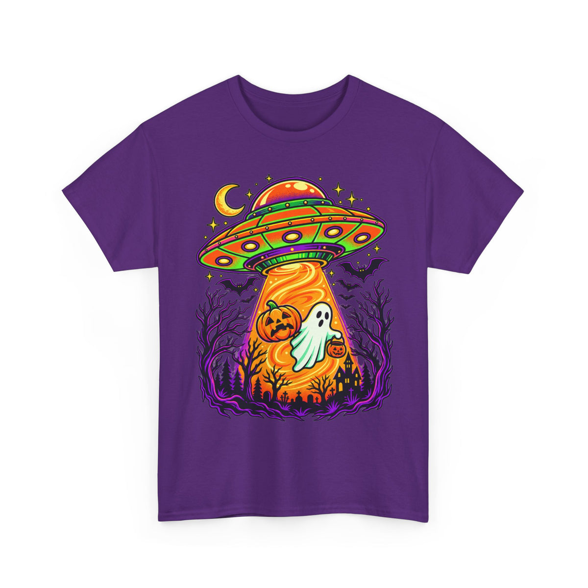 Alien UFO Abduction Ghosts T-Shirt