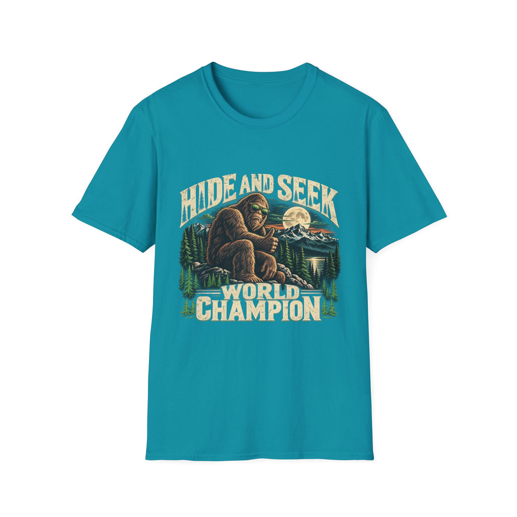 Hide and Seek World Champion Bigfoot Graphic T-Shirt