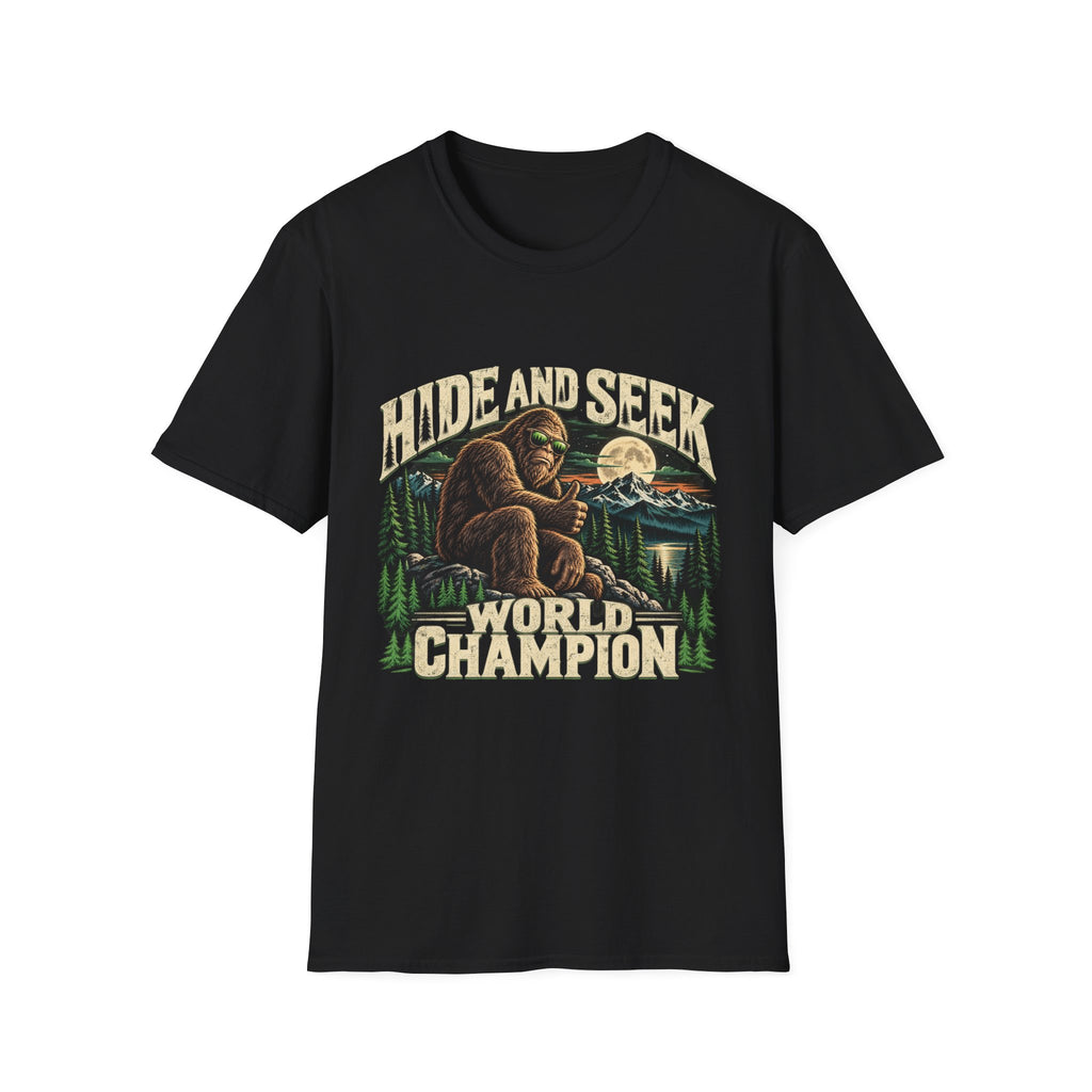 Hide and Seek World Champion Bigfoot Graphic T-Shirt