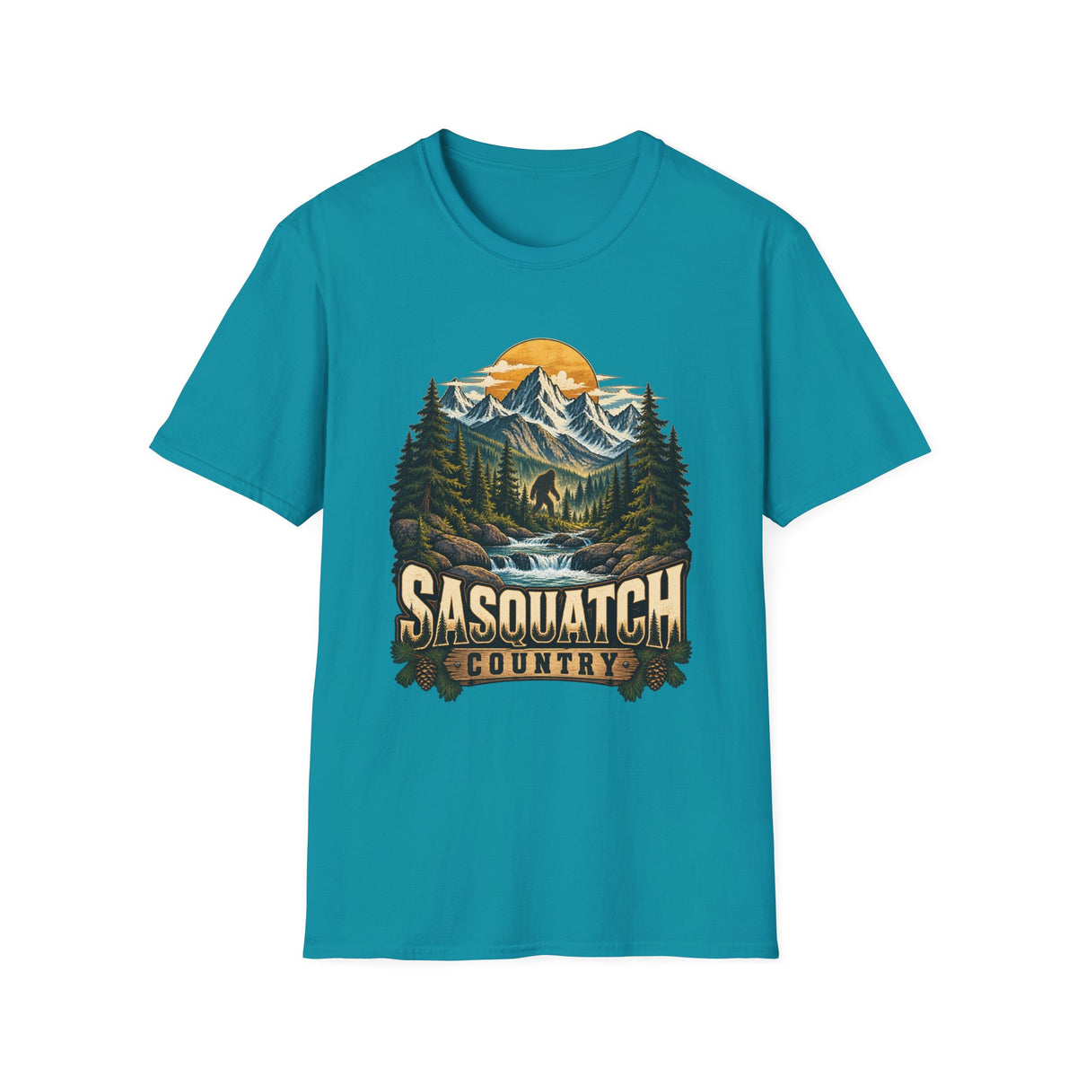 Sasquatch Country Mountain Adventure T-Shirt