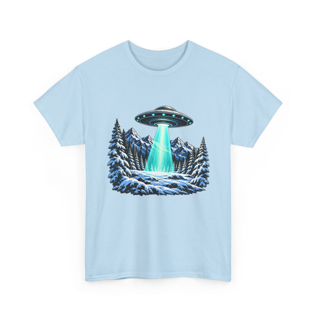 UFO Mountain Abduction Graphic Tee