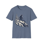 Bigfoot Mountain T-Shirt — Sasquatch Hiking Graphic Tee