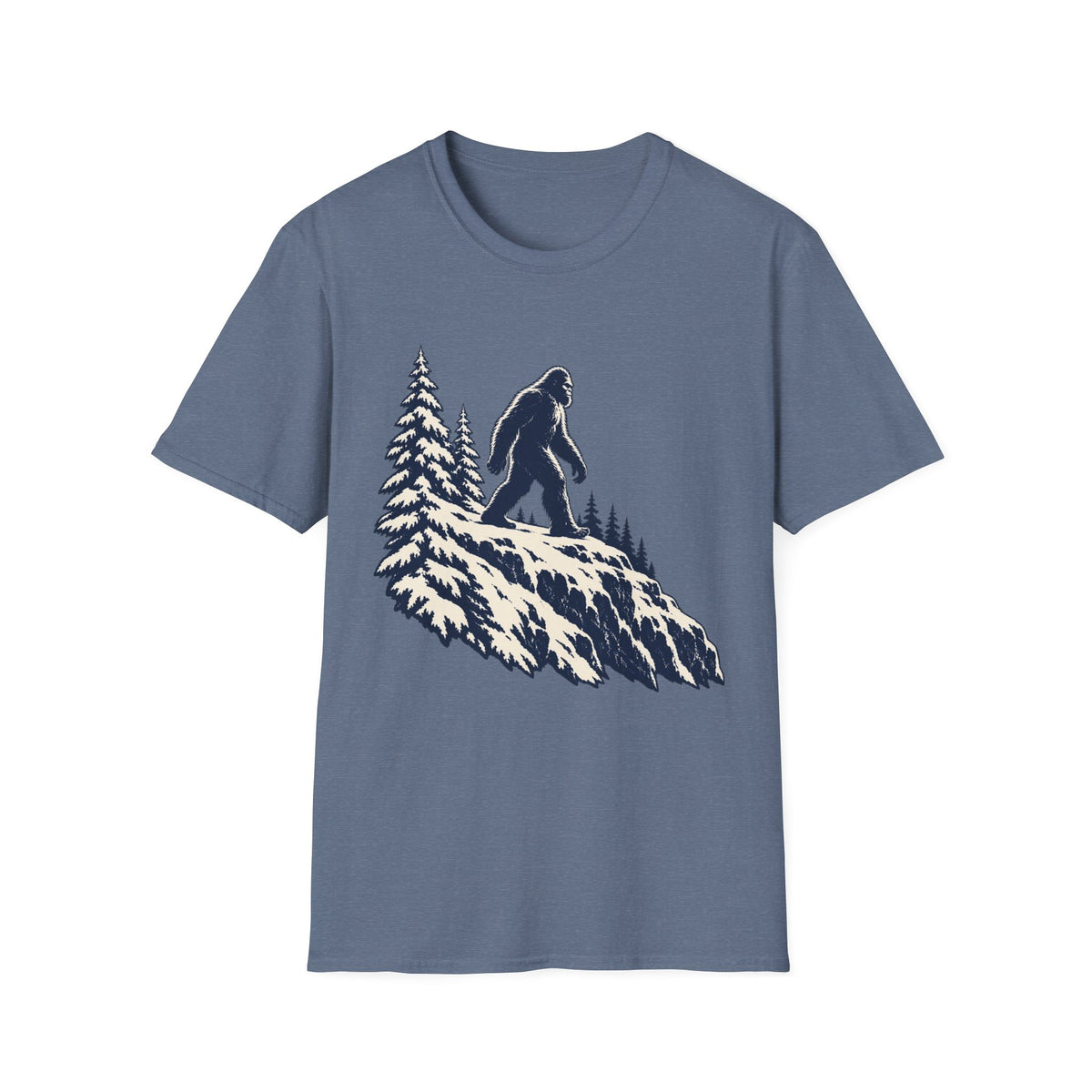Bigfoot Mountain T-Shirt — Sasquatch Hiking Graphic Tee