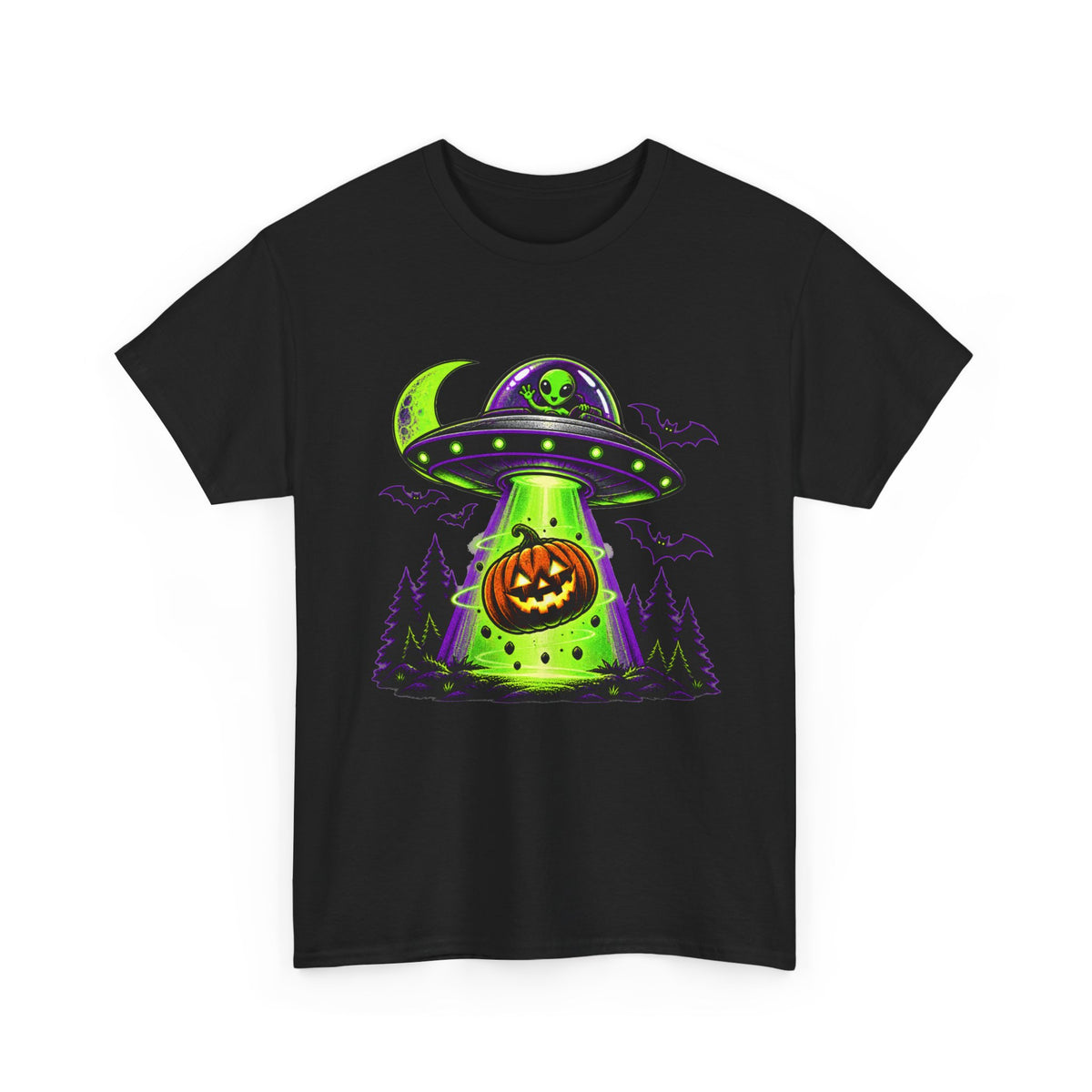 Alien Abduction Pumpkin Tee