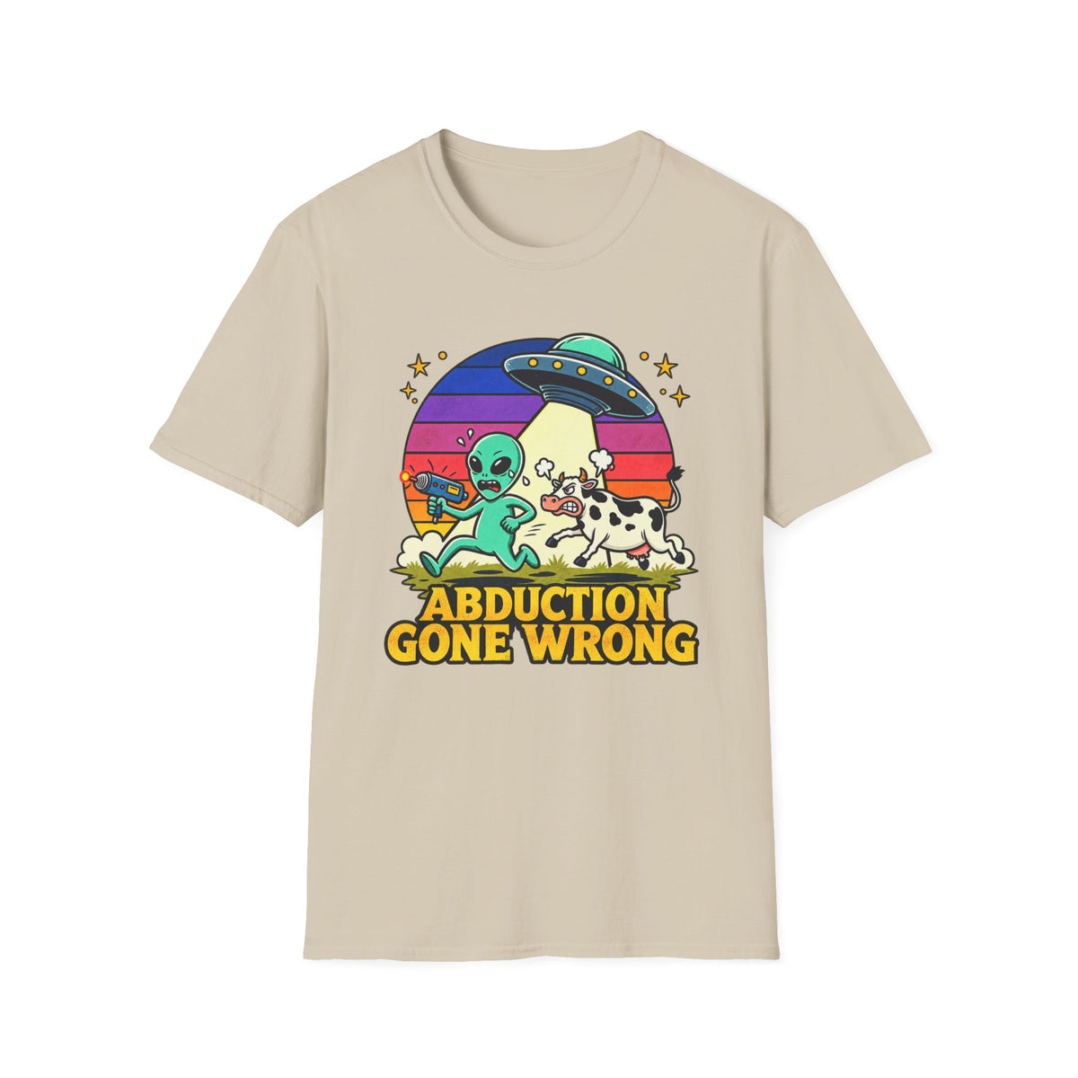 Abduction Gone Wrong Alien UFO Funny T-Shirt