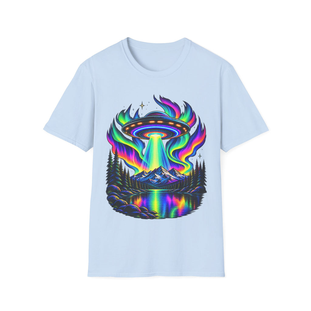 Neon UFO Abduction T-Shirt