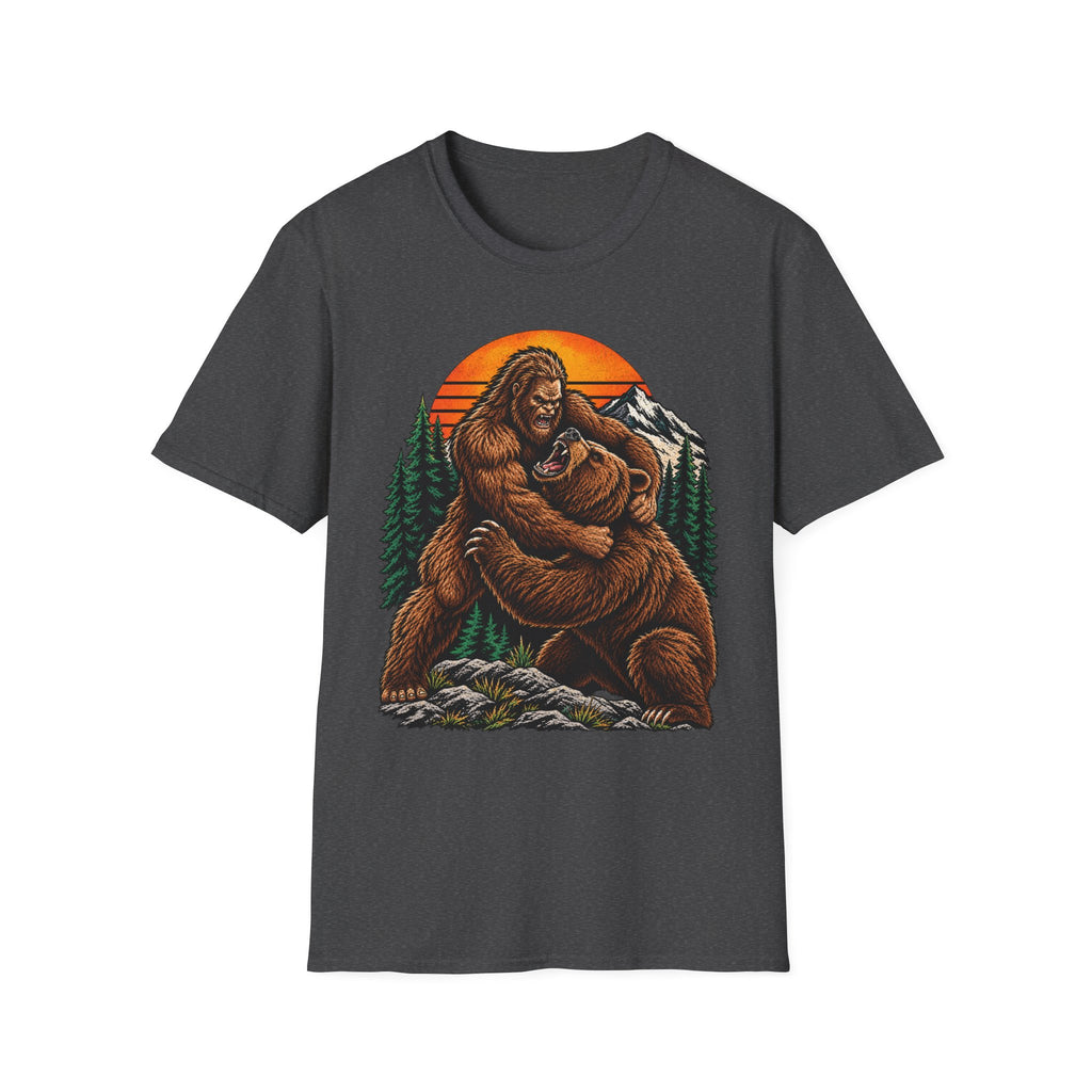 Bigfoot and Bear Forest T-Shirt