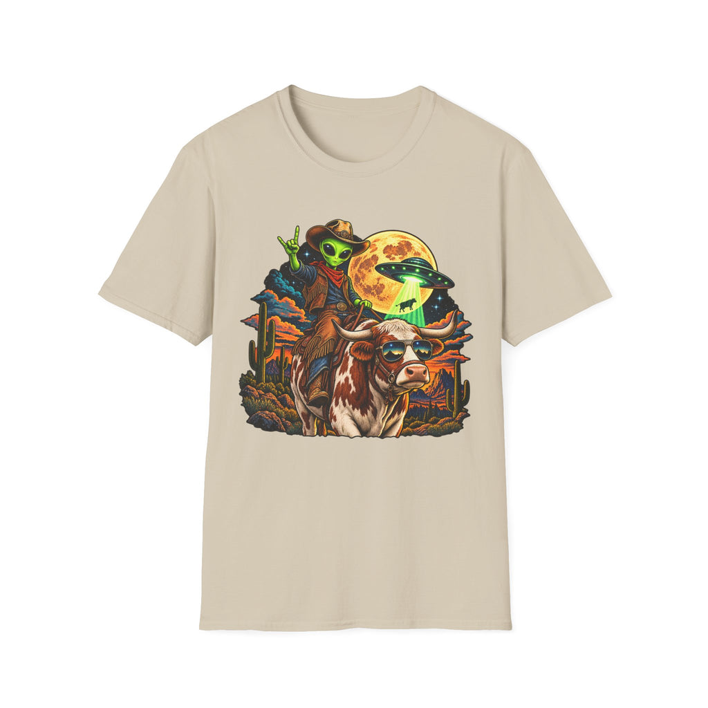 Alien cowboy T-shirt