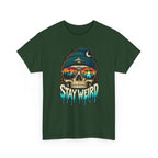 Stay Weird Skull Tee — Retro Sunset Skull Graphic T-Shirt