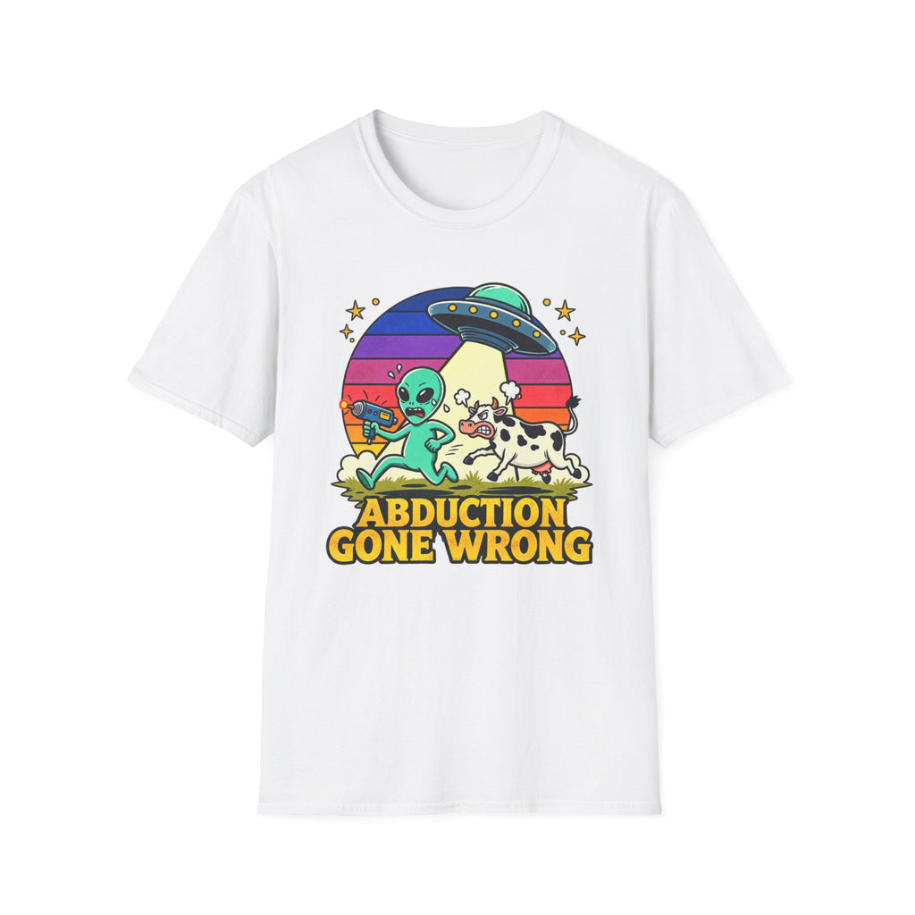 Abduction Gone Wrong Alien UFO Funny T-Shirt
