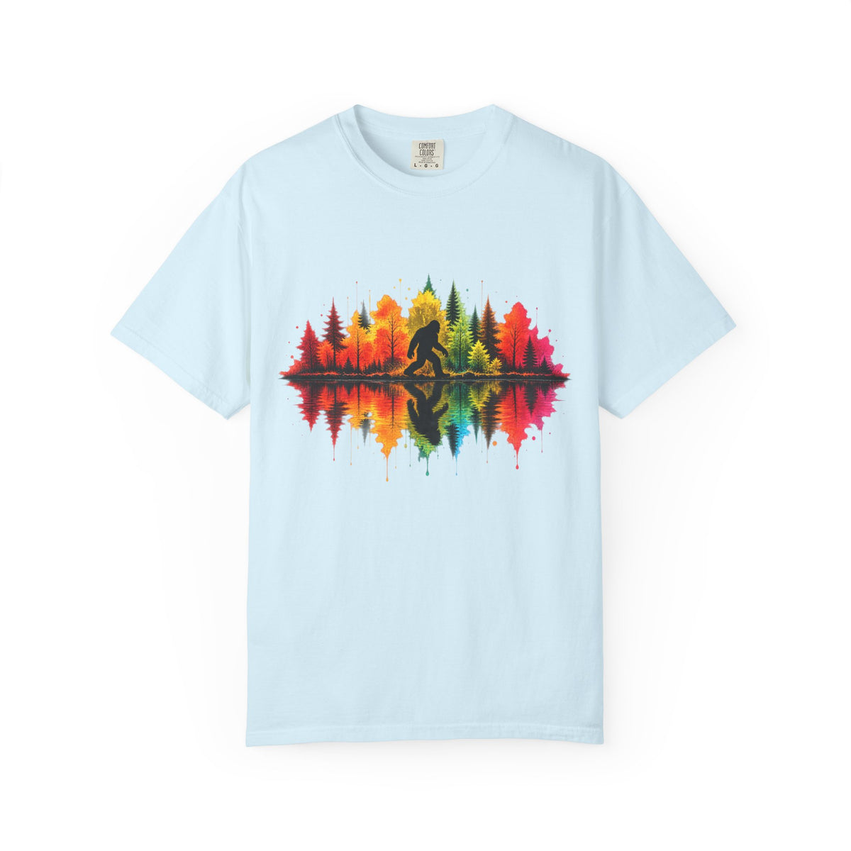 Bigfoot Forest Reflection T-Shirt