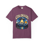 Colorado UFO Mountain T-Shirt — Retro Alien Abduction Scenic Tee