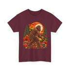 Autumn Bigfoot T-Shirt | Sasquatch Forest Moon Tee