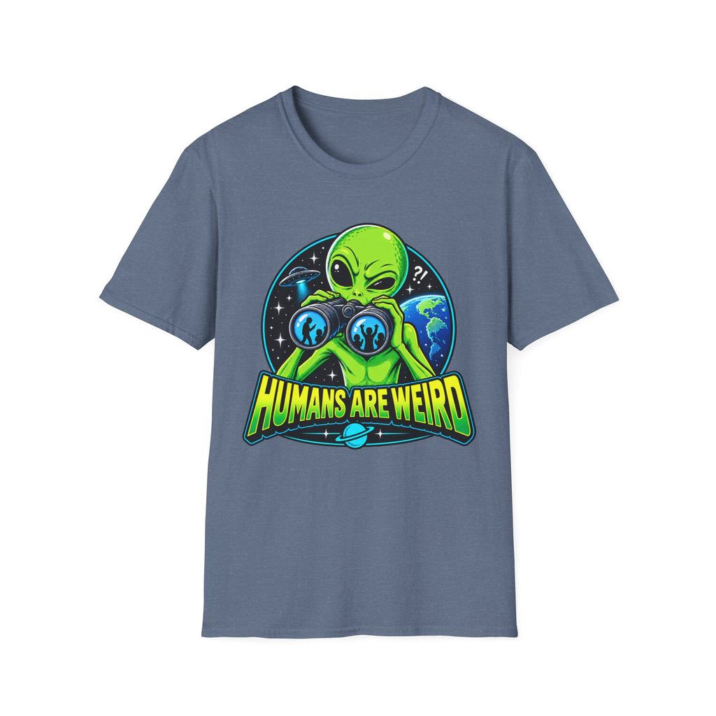 Humans Are Weird Alien Graphic T-Shirt