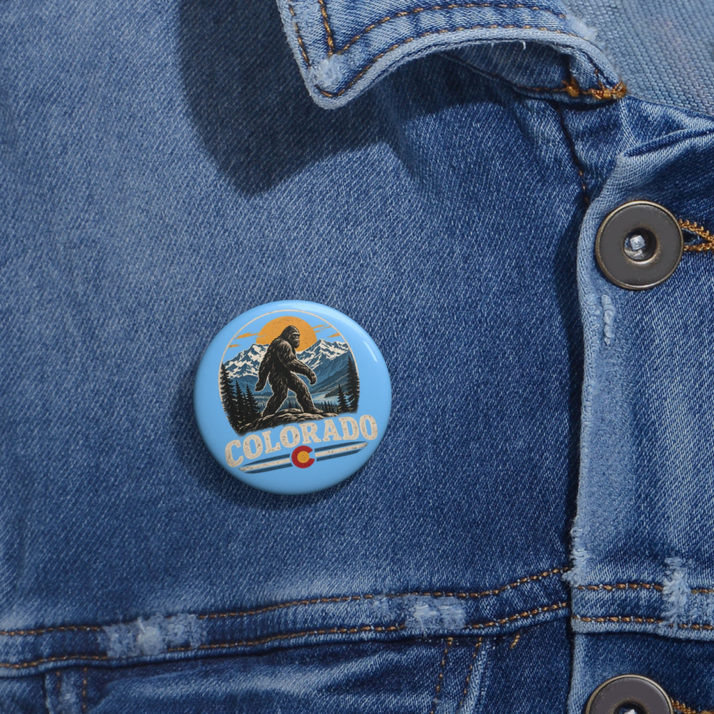 bigfoot Colorado pin button