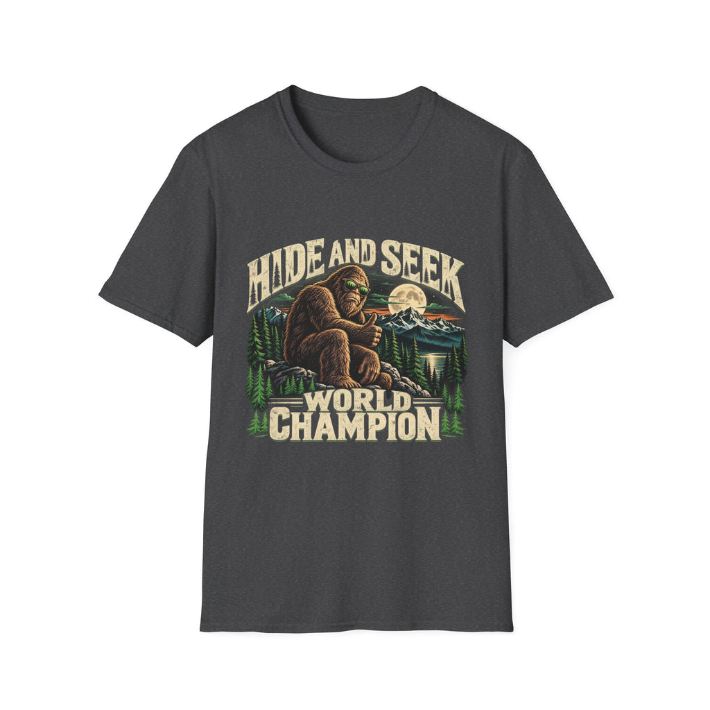 Hide and Seek World Champion Bigfoot Graphic T-Shirt