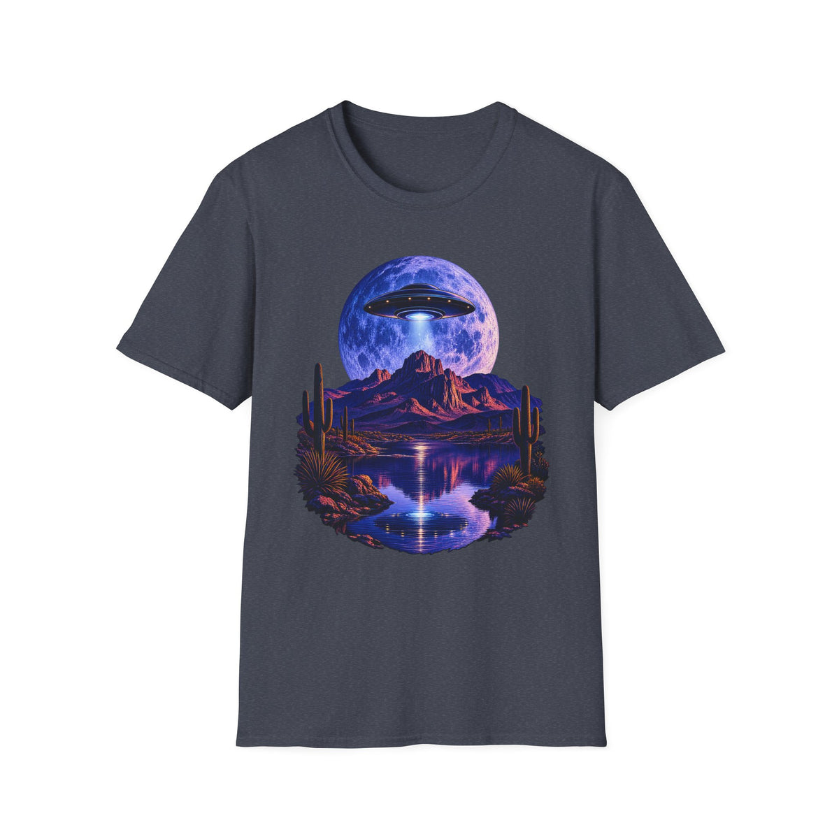 UFO Desert Night T-Shirt