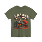 Last Saloon Before Mars T-Shirt | Western Saloon, Space Cowboy Graphic