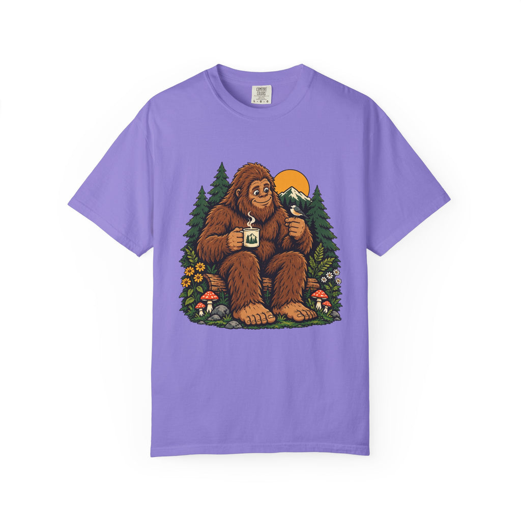 Sasquatch Coffee in the Pines Graphic T-Shirt