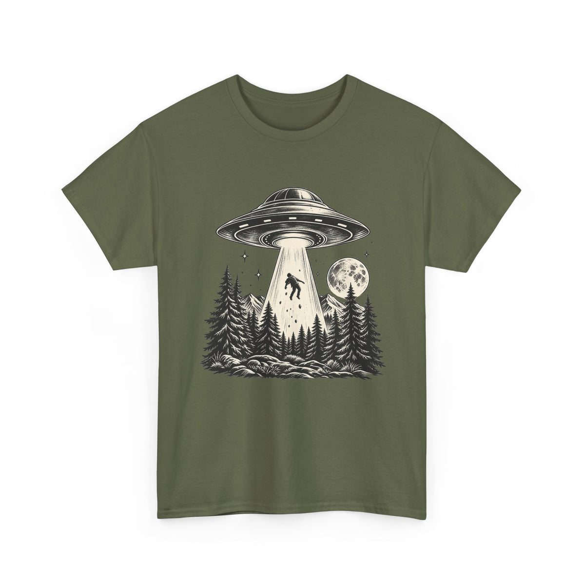 UFO Forest Abduction T-Shirt