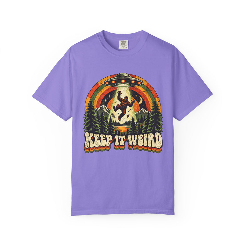 Keep It Weird UFO Bigfoot T-Shirt