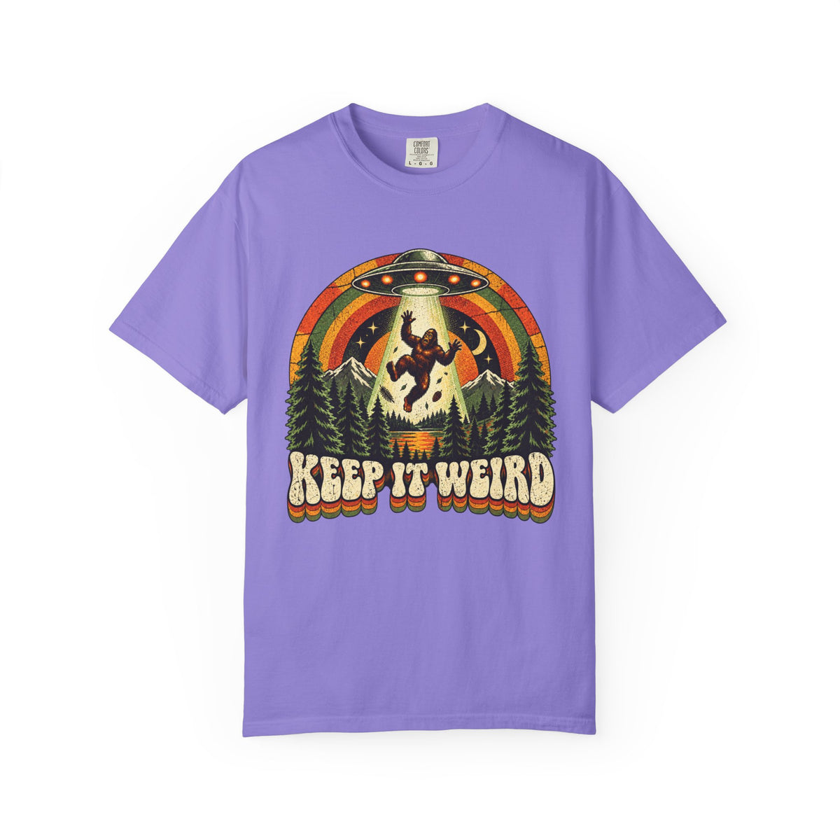 Keep It Weird UFO Bigfoot T-Shirt