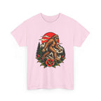 Bigfoot Forest Sunset T-Shirt — Sasquatch Vintage Graphic Tee