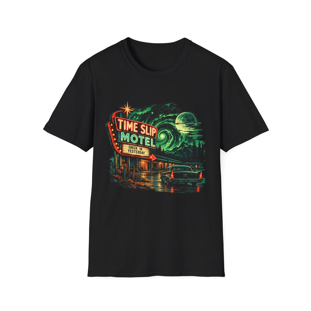 Time Slip Motel Retro Neon T-Shirt