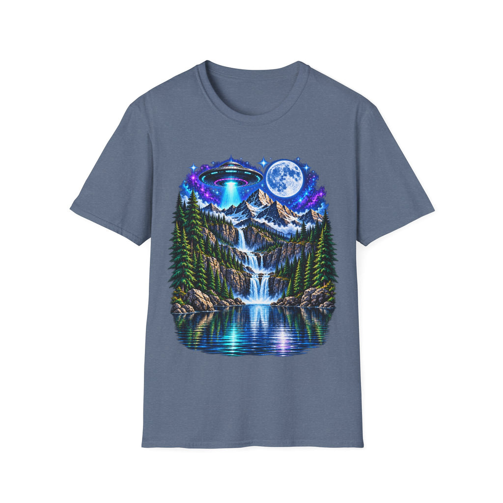 Cosmic Mountain Waterfall T-Shirt