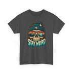 Stay Weird Skull Tee — Retro Sunset Skull Graphic T-Shirt