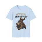 King of the Backcountry T-Shirt | Bear Riding Moose Outdoor Design
