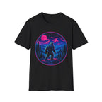 Bigfoot Neon Night Forest T-Shirt