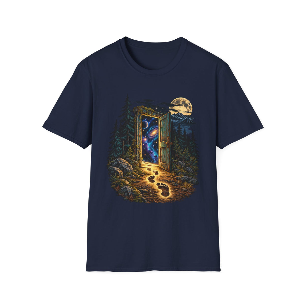 Mystical Portal Forest Fantasy T-Shirt