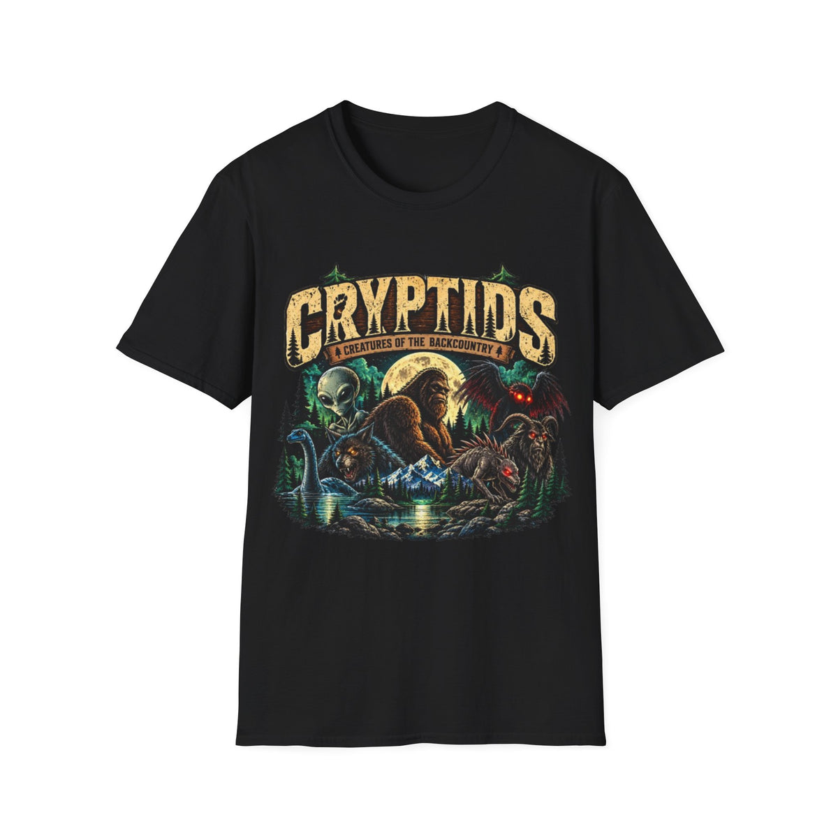 Cryptids Vintage Monster T-Shirt