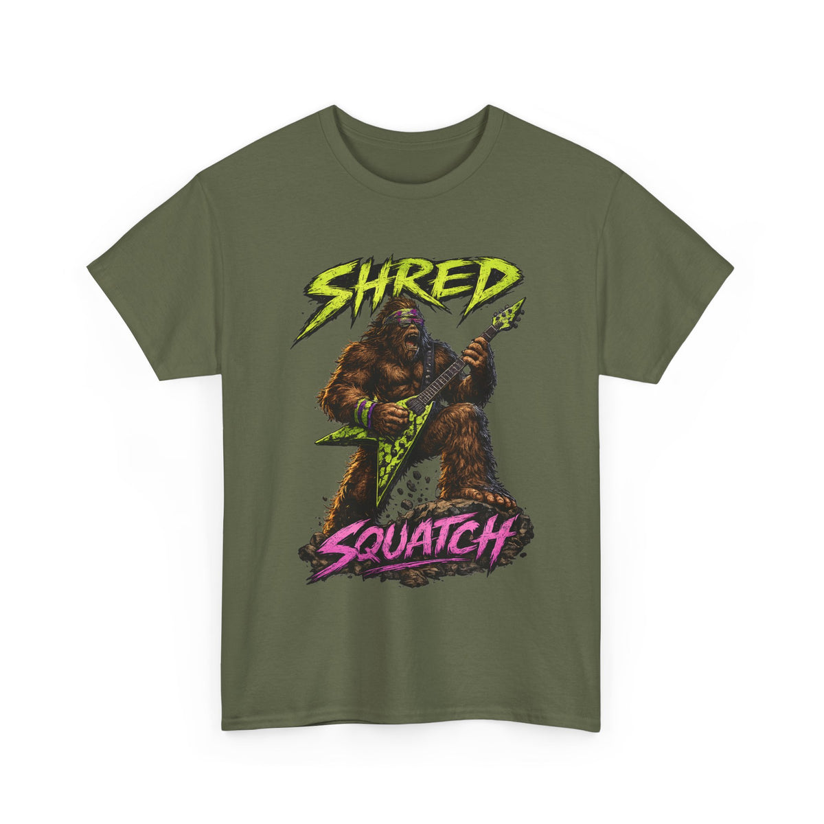 Shred squatch Sasquatch Graphic T-Shirt