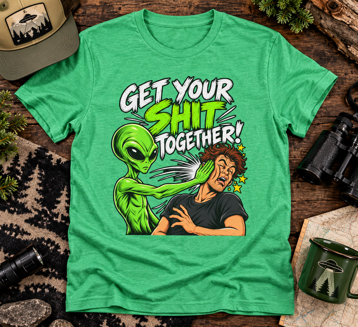 Get Your Sh*t Together Alien Graphic T-Shirt