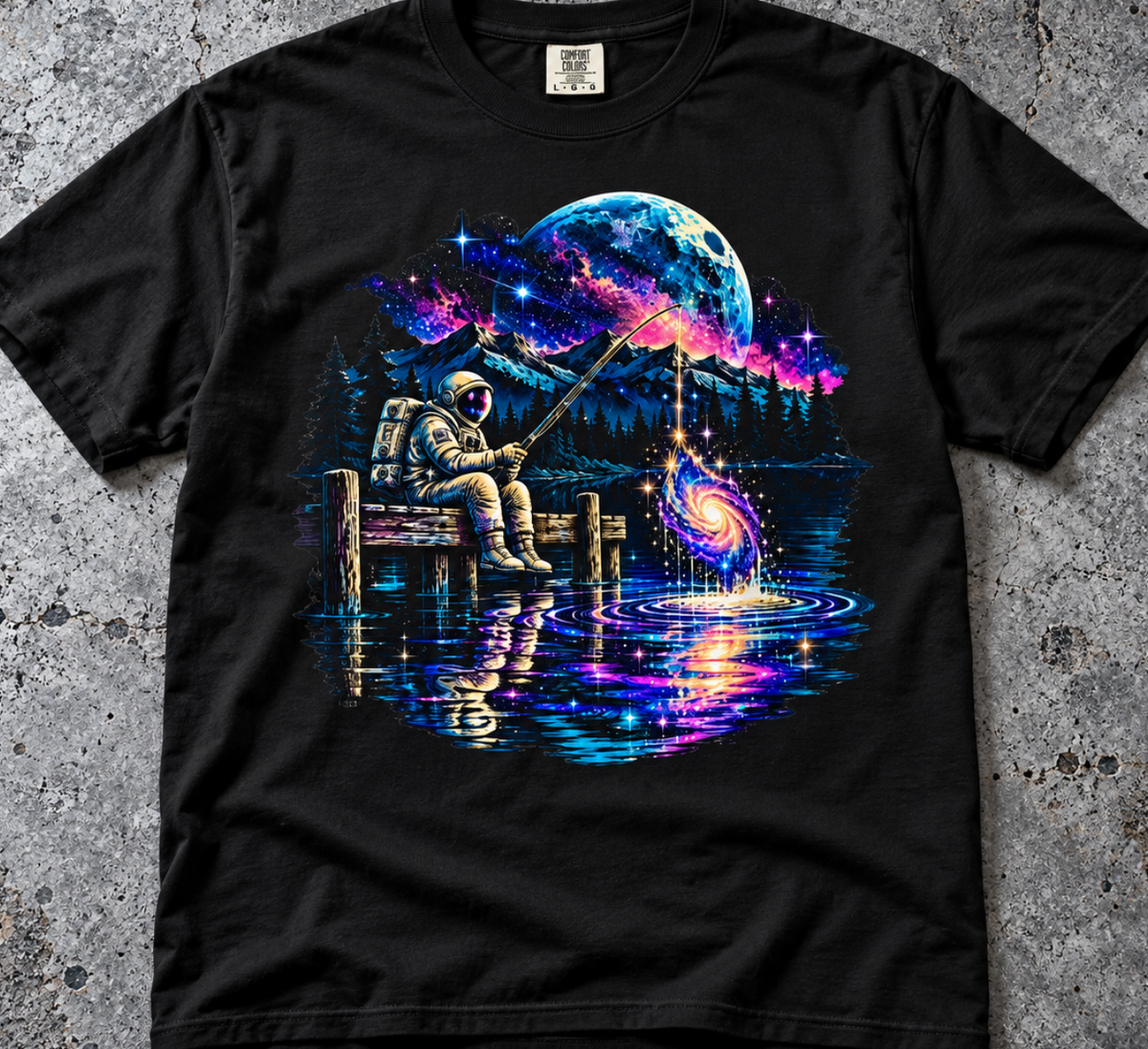 Fishing Astronaut T-Shirt