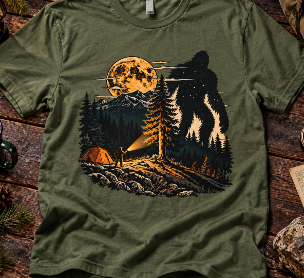 Shadow Of Bigfoot T-Shirt