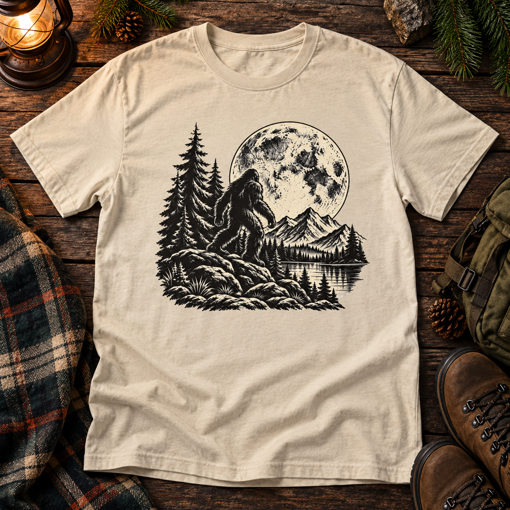 Moonlit Forest Mountain T-Shirt