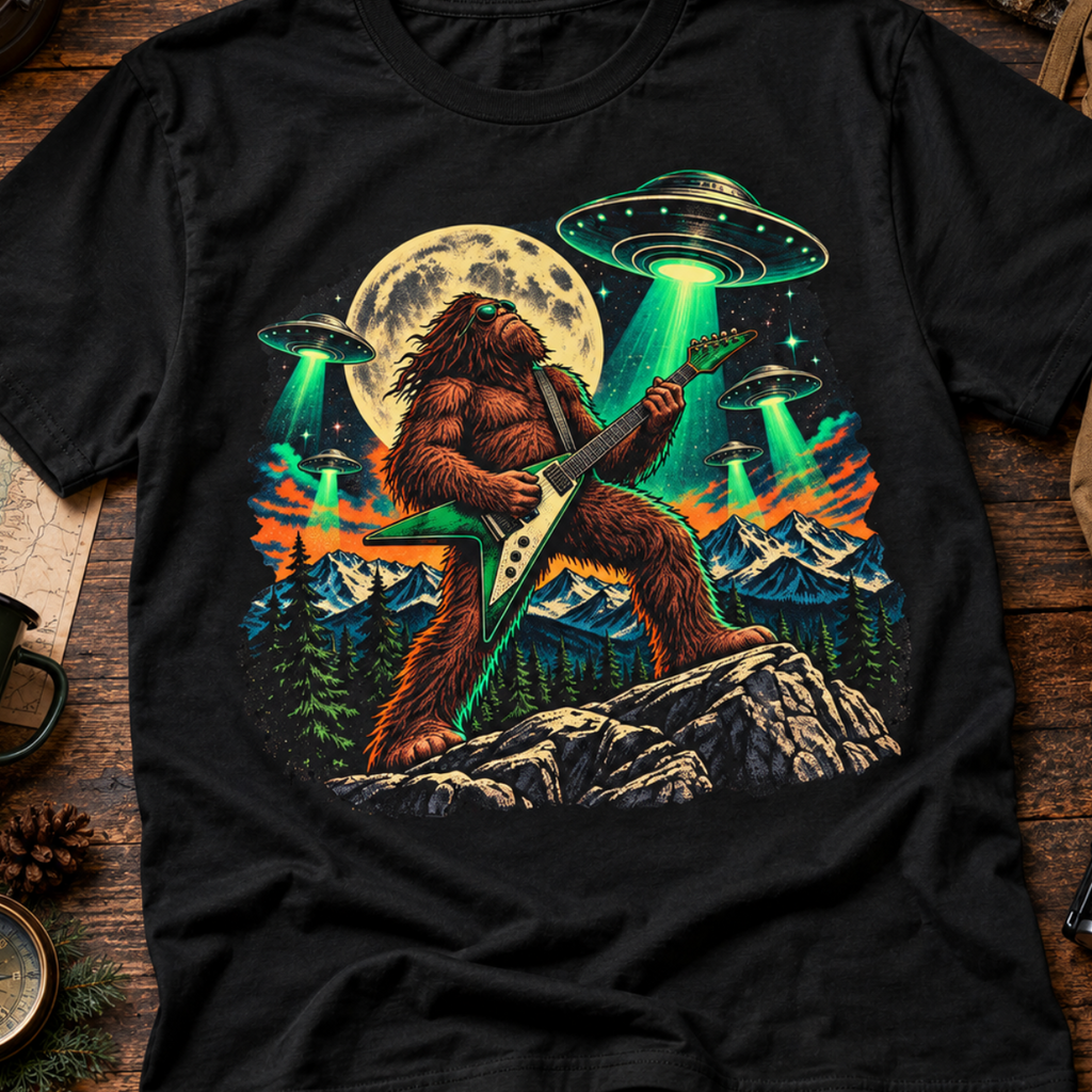 Sasquatch Guitar solo T-Shirt
