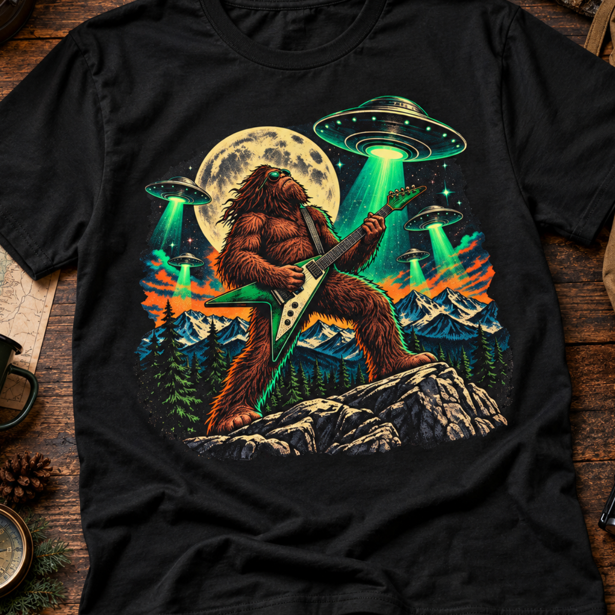 Sasquatch Guitar solo T-Shirt
