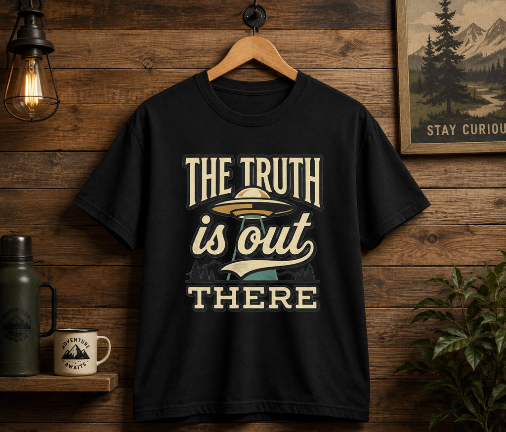 The Truth Is Out There T-Shirt | UFO Alien Retro Graphic Tee