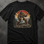 Bigfoot Electric guitar Sunset T-Shirt