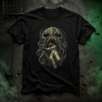 Astronaut Devoured by Sea Monster Tee | Space Horror Graphic Shirt