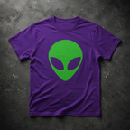 Green Alien Head Tee