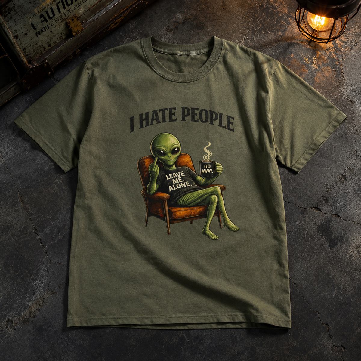 Alien I Hate People Tee