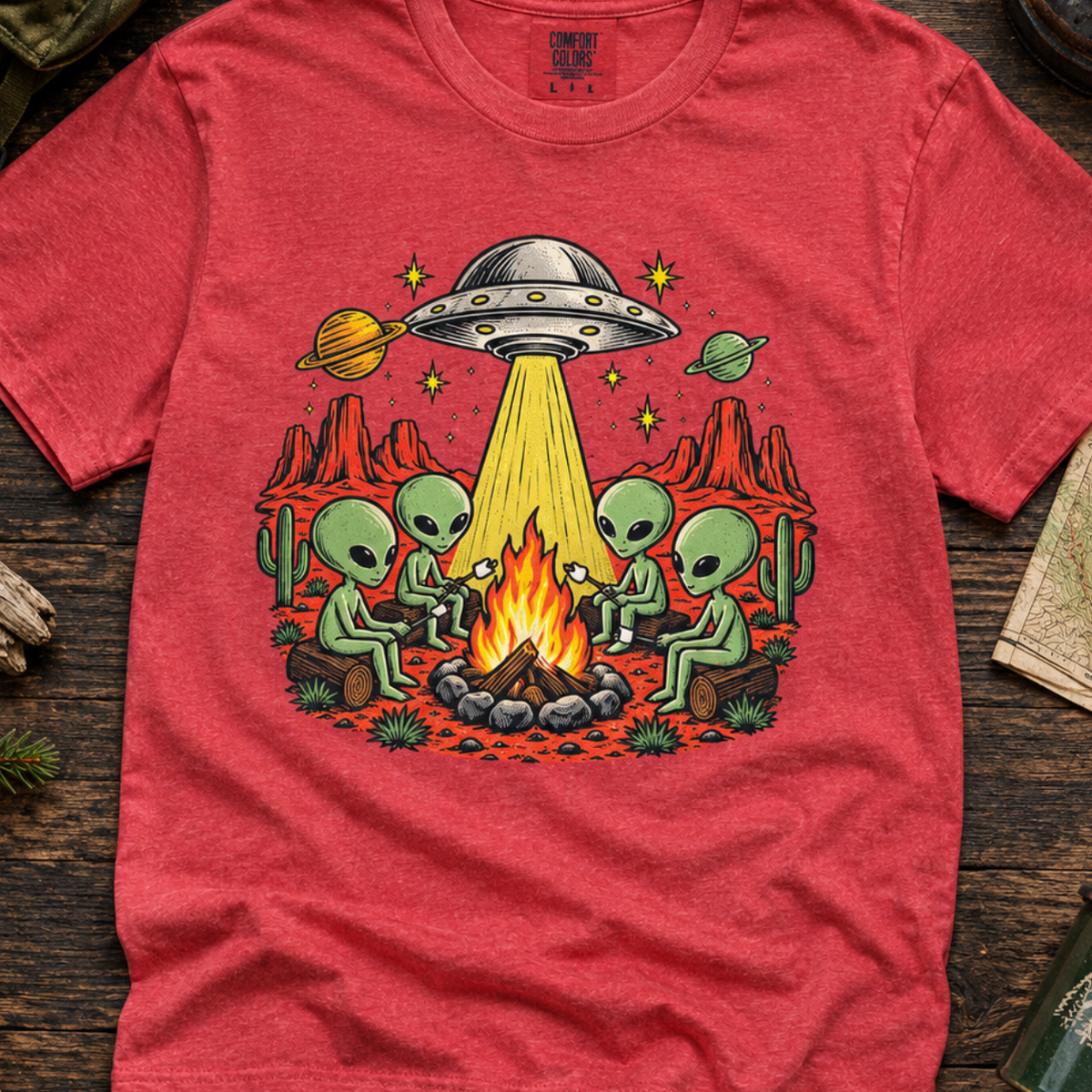 Alien Campfire T-Shirt